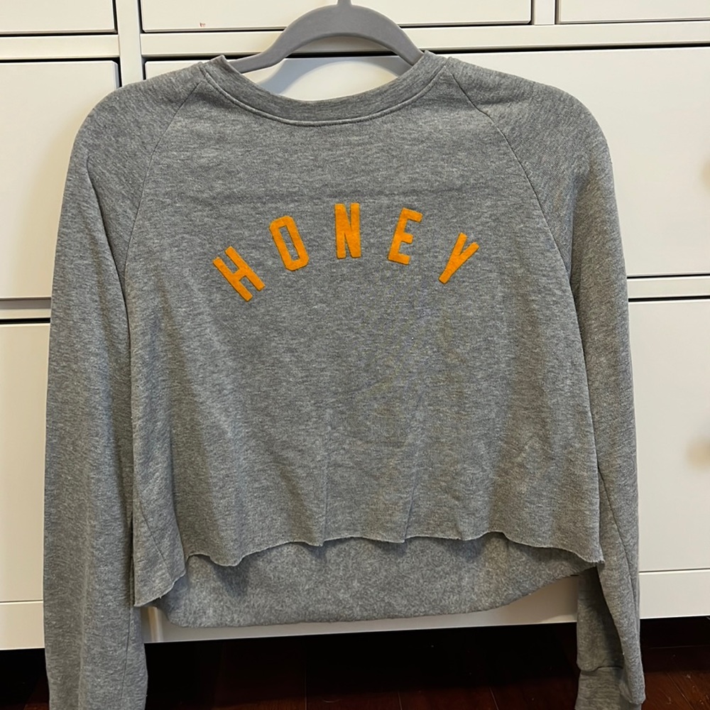 Honey cropped hoodie
